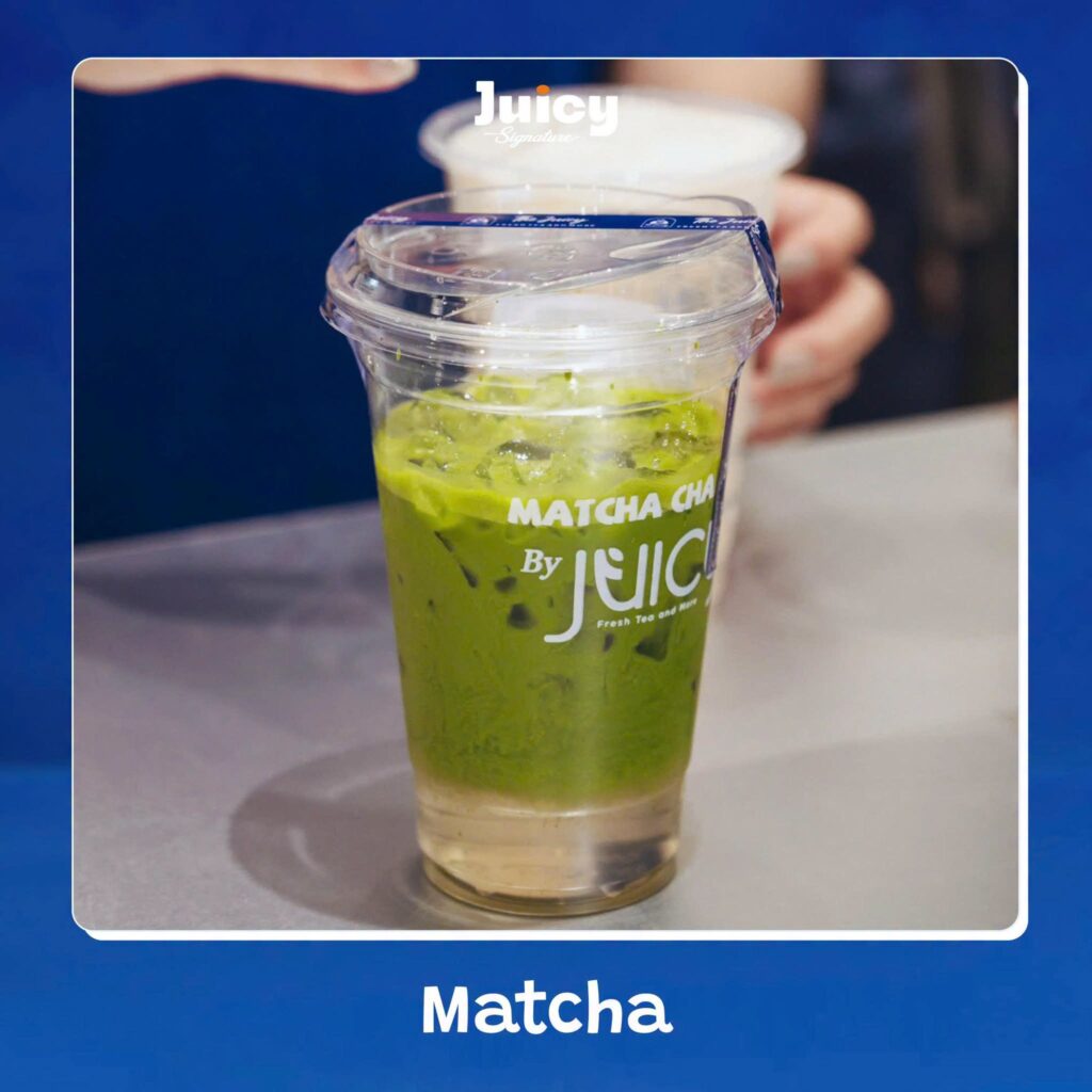 Matcha tại Juicy Signature quán matcha ngon ở Thái Nguyên